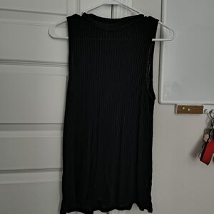 Elegant Black Sleeveless Tank Top